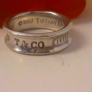 Tiffany & Co. 1837 Classic Ring sz 8